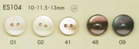 ES104 DAIYA BUTTONS زر بوليستر بنمط الصدفة