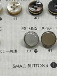ES108S زر بوليستر أنيق يشبه الصدف للقمصان والبلوزات[Buttons] DAIYA BUTTON صور إضافية