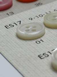 ES17 DAIYA BUTTONS زر بوليستر بمظهر الصدف[أزرار] DAIYA BUTTON صور إضافية