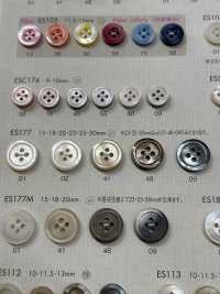 ES177 DAIYA BUTTONS زر بوليستر بشكل يشبه الصدفة[أزرار] DAIYA BUTTON صور إضافية