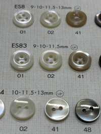 ES83 DAIYA BUTTONS زر بوليستر بنمط الصدفة[أزرار] DAIYA BUTTON صور إضافية