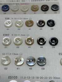 ES83 DAIYA BUTTONS زر بوليستر بنمط الصدفة[أزرار] DAIYA BUTTON صور إضافية