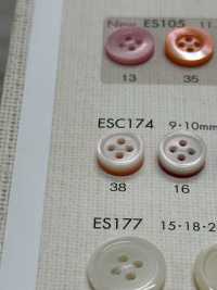 ESC174 DAIYA BUTTONS زر بوليستر ملون على شكل صدفة[Buttons] DAIYA BUTTON صور إضافية