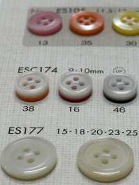 ESC174 DAIYA BUTTONS زر بوليستر ملون على شكل صدفة[Buttons] DAIYA BUTTON صور إضافية