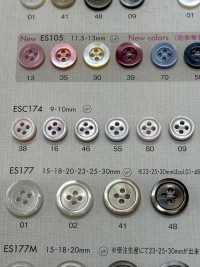 ESC174 DAIYA BUTTONS زر بوليستر ملون على شكل صدفة[Buttons] DAIYA BUTTON صور إضافية