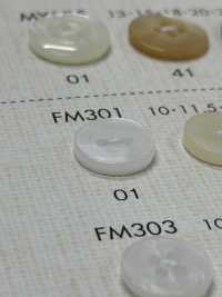 FM301 DAIYA BUTTONS زر بوليستر بنمط الصدفة[أزرار] DAIYA BUTTON صور إضافية
