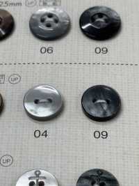 FM301 DAIYA BUTTONS زر بوليستر بنمط الصدفة[أزرار] DAIYA BUTTON صور إضافية