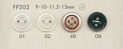 FP202 DAIYA BUTTONS زر بوليستر بشكل الصدف