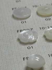 FP207 DAIYA BUTTONS زر بوليستر بمظهر الصدف (شكل زهرة)[Buttons] DAIYA BUTTON صور إضافية