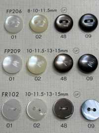 FP209 DAIYA BUTTONS زر بوليستر بتصميم صدفي[أزرار] DAIYA BUTTON صور إضافية