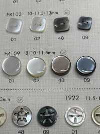 FR109 DAIYA BUTTONS زر بوليستر بمظهر الصدف[Buttons] DAIYA BUTTON صور إضافية