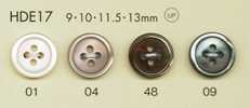HDE17 DAIYA BUTTONS سلسلة HYPER DURABLE المقاومة للصدمات أزرار بوليستر على طراز الصدف