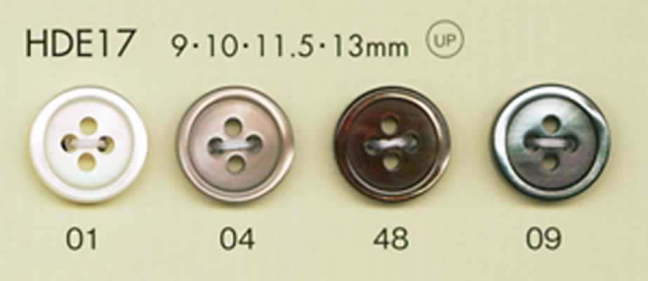 HDE17 DAIYA BUTTONS سلسلة HYPER DURABLE المقاومة للصدمات أزرار بوليستر على طراز الصدف