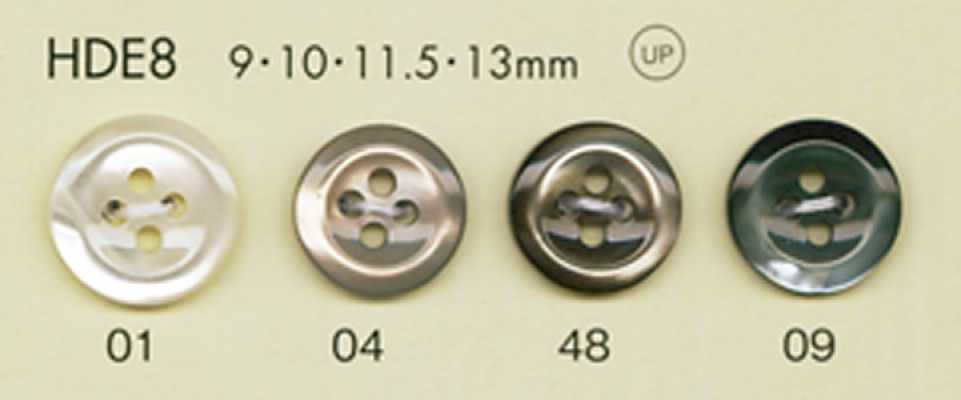 HDE8 DAIYA BUTTONS سلسلة HYPER DURABLE المقاومة للصدمات زر بوليستر بتأثير الصدف