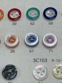 HDV8 DAIYA BUTTONS سلسلة HYPER DURABLE المقاومة للصدمات أزرار بوليستر شبيهة بالصدف DAIYA BUTTON صور إضافية
