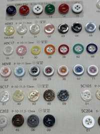 HDV8 DAIYA BUTTONS سلسلة HYPER DURABLE المقاومة للصدمات أزرار بوليستر شبيهة بالصدف DAIYA BUTTON صور إضافية