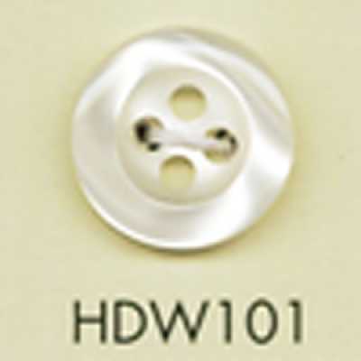 HDW101 DAIYA BUTTONS زر بوليستر بمظهر الصدف مقاوم للصدمات من سلسلة HYPER DURABLE