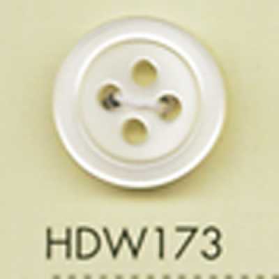 HDW173 DAIYA BUTTONS سلسلة HYPER DURABLE المقاومة للصدمات زر بوليستر بمظهر الصدفة