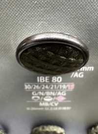 IBE80 زر مغطى بغطاء ذو حلقة وعمود مغلق[أزرار] IRIS صور إضافية