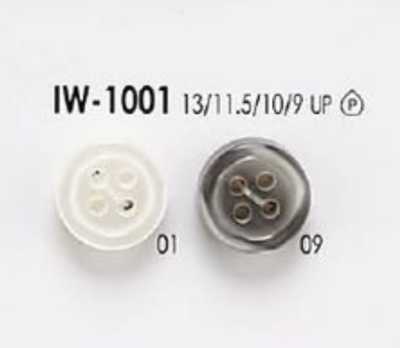 IW1001 زر من راتنج البوليستر بأربع ثقوب
