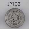 JP102 زر مطلي من راتنج ABS