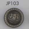 JP103 زر مطلي براتنج ABS