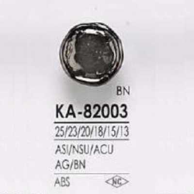 KA82003 زر ساقي بحلقة مستطيلة ونصف حلقة من راتنج ABS