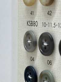 KSB80 زر بوليستر أنيق وملون بأربعة ثقوب[Buttons] DAIYA BUTTON صور إضافية