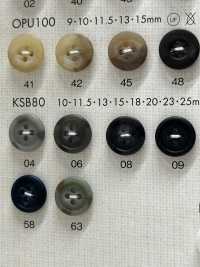 KSB80 زر بوليستر أنيق وملون بأربعة ثقوب[Buttons] DAIYA BUTTON صور إضافية