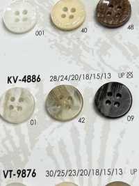 KV4886 زر بوليستر بأربعة فتحات على طراز بوفالو[أزرار] IRIS صور إضافية