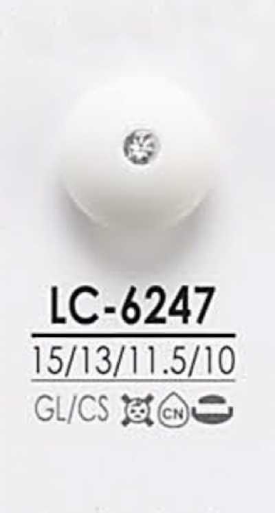 LC6247 للصباغة، زر بحجر كريستالي بنمط Pin Curl