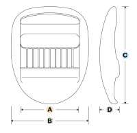 LK-U YKK LK-U 20mm~38mm[أبازيم وحلقات] YKK صور إضافية