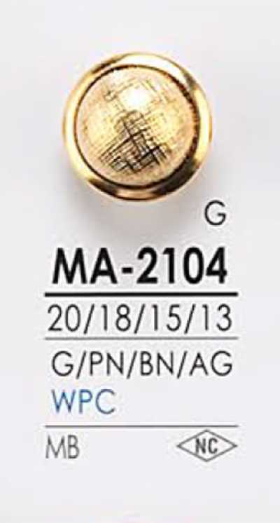 MA2104 زر معدني