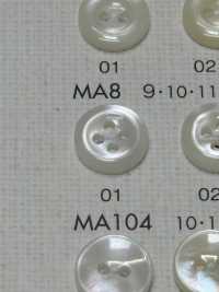MA8 DAIYA BUTTONS زر بوليستر بمظهر الصدف[أزرار] DAIYA BUTTON صور إضافية