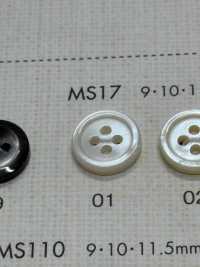 MS17 DAIYA BUTTONS زر بوليستر بمظهر الصدف[أزرار] DAIYA BUTTON صور إضافية