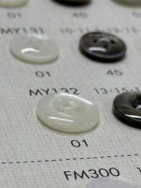 MY132 DAIYA BUTTONS زر بوليستر بنمط الصدفة[أزرار] DAIYA BUTTON صور إضافية