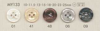 MY133 DAIYA BUTTONS زر بوليستر بشكل الصدف