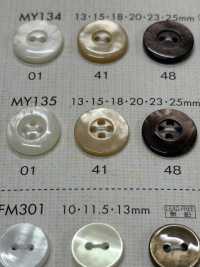 MY135 DAIYA BUTTONS زر بوليستر بشكل الصدف[أزرار] DAIYA BUTTON صور إضافية