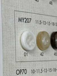 MY207 زر بوليستر أنيق بأربع فتحات[أزرار] DAIYA BUTTON صور إضافية