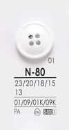 N80 أزرار لصبغها بالأسود