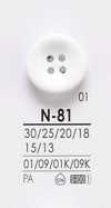 N81 أزرار للصباغة السوداء