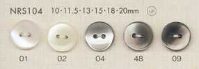 NRS104 DAIYA BUTTONS زر بوليستر بتصميم الصدفة