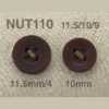 NUT110 زر جوز بأربع فتحات مع فتحات أمامية