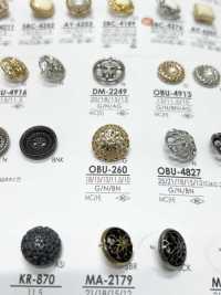 OBU260 زر معدني[Buttons] IRIS صور إضافية