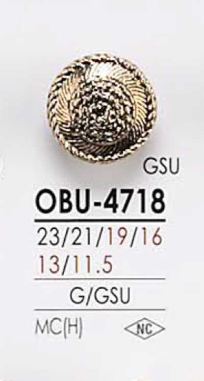 OBU4718 زر معدني