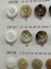 OP141 زر بوليستر بأربع فتحات بنمط قرن الجاموس[Buttons] DAIYA BUTTON صور إضافية