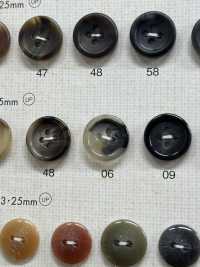 OP141 زر بوليستر بأربع فتحات بنمط قرن الجاموس[Buttons] DAIYA BUTTON صور إضافية