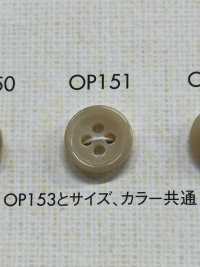 OP151 زر من راتنج البوليستر بأربع فتحات مع حافة[Buttons] DAIYA BUTTON صور إضافية