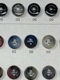 OP70 زر بوليستر أنيق بنمط قشرة السلحفاة بأربع فتحات[أزرار] DAIYA BUTTON صور إضافية