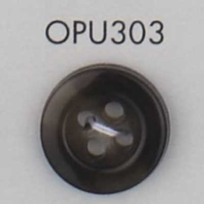 OPU303 زر من راتنج اليوريا بأربع ثقوب